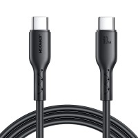  USB kabelis Joyroom SA26-CC3 USB-C to USB-C 60W 1.0m black 